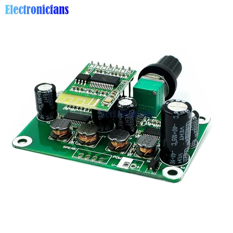 Bluetooth 4.2 TPA3110 30w+30W Digital Stereo Audio Power Amplifier Board Module 12V-24V car for USB Speaker,Portable Speaker
Bluetooth 4.2 TPA3110 30w+30W Digital Stereo Audio Power Amplifier Board Module 12V-24V car for USB Speaker,Portable Speaker
