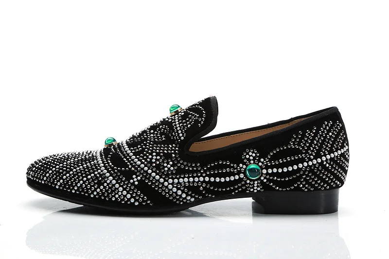Newest Bling Studded Crystal Men's Casual Shoes Black Red Slip-On Gentleman Business Shoes Comfort Low Heels Men Wedding Shoes
Newest Bling Studded Crystal Men's Casual Shoes Black Red Slip-On Gentleman Business Shoes Comfort Low Heels Men Wedding Shoes