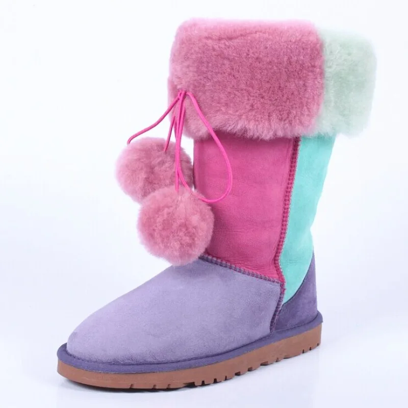 2019 Women Fashion Snow Boots Genuine Sheepskin Leather Australia Natural Fur Wool Women High Boot Warm Winter Boots Long Boots
2019 Women Fashion Snow Boots Genuine Sheepskin Leather Australia Natural Fur Wool Women High Boot Warm Winter Boots Long Boots
