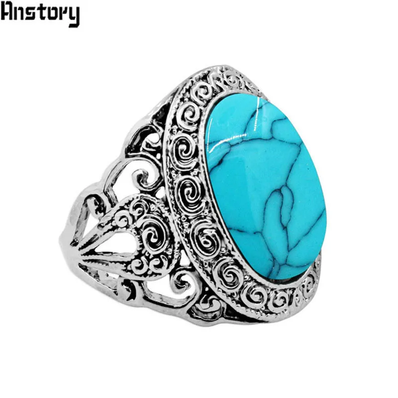 Oval Stone Snail Flower Rings For Women Vintage Look Antique Silver Plated Fashion Jewelry
Oval Stone Snail Flower Rings For Women Vintage Look Antique Silver Plated Fashion Jewelry