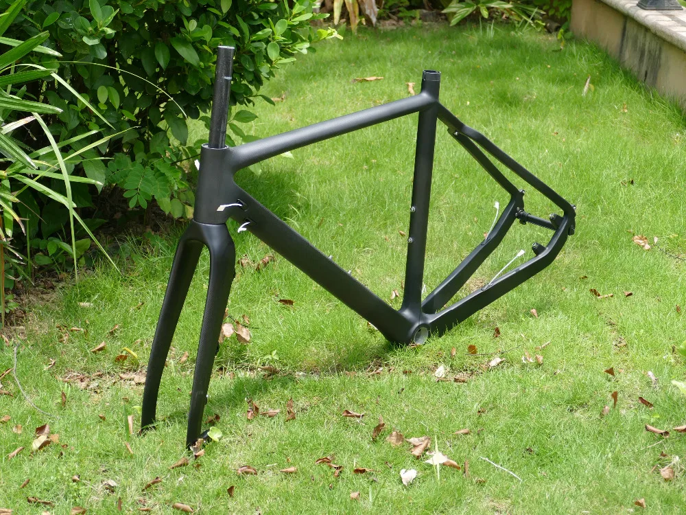 2019" Full Carbon Disc Brake Bike Frame Toray Cyclocross Bike Bicycle Racing Cycling Cyclo Cross Frame BSA 51cm Included Fork
2019" Full Carbon Disc Brake Bike Frame Toray Cyclocross Bike Bicycle Racing Cycling Cyclo Cross Frame BSA 51cm Included Fork