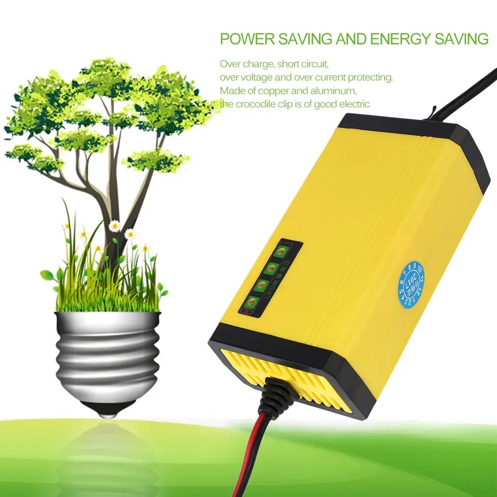 Mini Portable 12V 2A Car Battery Charger Adapter Power Supply Motorcycle Auto Smart Battery Charger LED Display
Mini Portable 12V 2A Car Battery Charger Adapter Power Supply Motorcycle Auto Smart Battery Charger LED Display