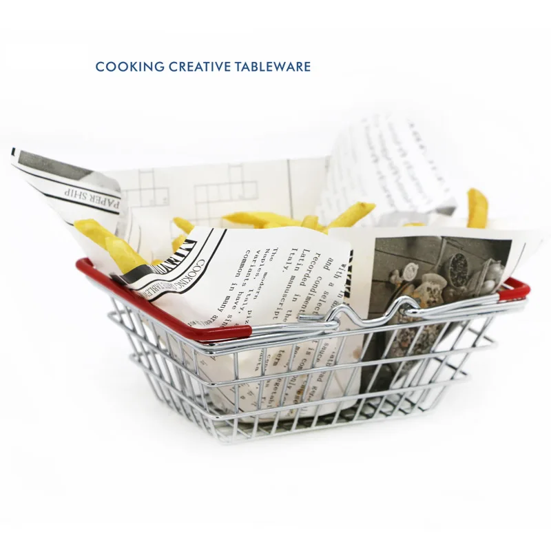 Stainless Steel Mini French Fries Shopping Basket Strainer Serving Food Presentation Cooking Tool Snack Plastic Handle Bowl 1pcs
Stainless Steel Mini French Fries Shopping Basket Strainer Serving Food Presentation Cooking Tool Snack Plastic Handle Bowl 1pcs