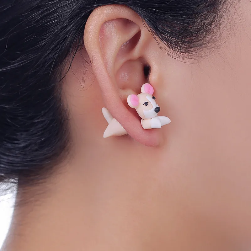 TTPAIAI 30 Brand Handmade Polymer Clay Cute Jump Dog Stud Earrings Fashion Jewelry Cartoon Animal Earrings For Women Party Gift
TTPAIAI 30 Brand Handmade Polymer Clay Cute Jump Dog Stud Earrings Fashion Jewelry Cartoon Animal Earrings For Women Party Gift