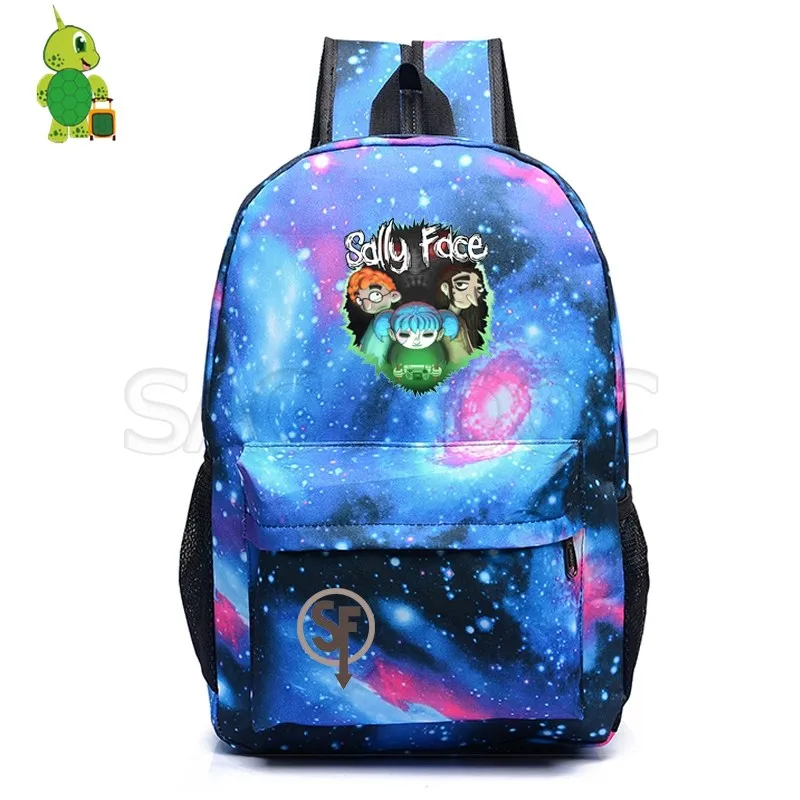 Sally Face Galaxy Space Cartoon Game Backpack Casual Backpack Teenagers School Bags Laptop Backpack for Women Men Travel Bags
Sally Face Galaxy Space Cartoon Game Backpack Casual Backpack Teenagers School Bags Laptop Backpack for Women Men Travel Bags