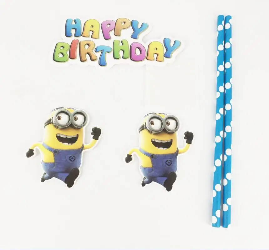 1pc Minions Happy Birthday Cupcake Cake Topper Theme Cake Flag For Kids Birthday Party Baking Decorations Supplies
1pc Minions Happy Birthday Cupcake Cake Topper Theme Cake Flag For Kids Birthday Party Baking Decorations Supplies