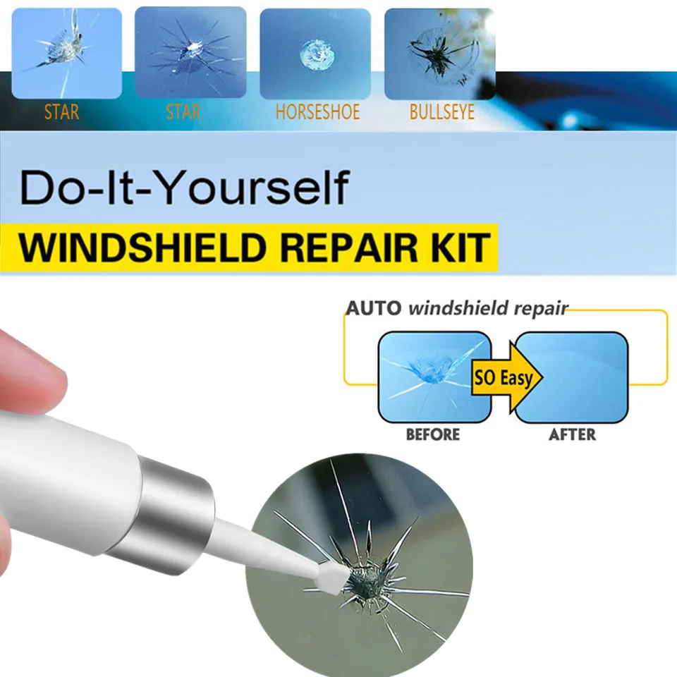 Car Windshield Repair Resin Kits DIY Window Repair Tool automobile Glass Scratch Crack Restore Window repair kit
Car Windshield Repair Resin Kits DIY Window Repair Tool automobile Glass Scratch Crack Restore Window repair kit