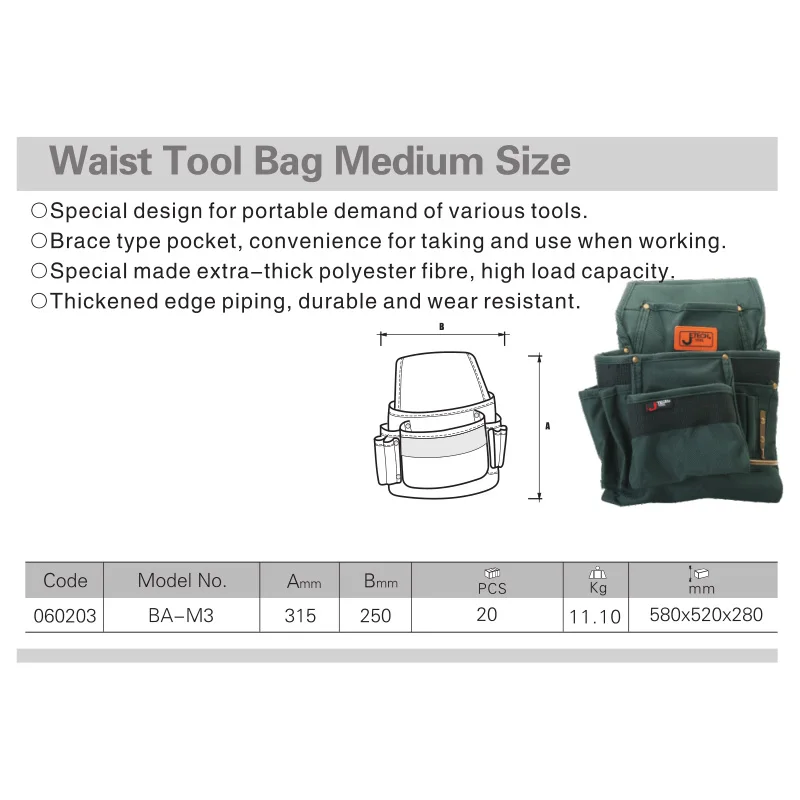 BA-M3 waist tool bag