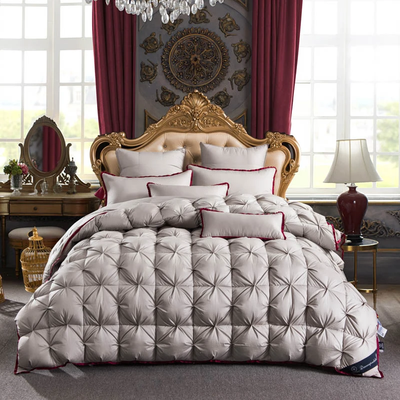 Gray color Twisted flower Goose Down comforter king queen full twin size Thick winter Quilted Stitching duvet Solid color
Gray color Twisted flower Goose Down comforter king queen full twin size Thick winter Quilted Stitching duvet Solid color