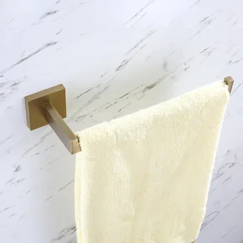 European Towel Ring Stainless Steel Wall Mounted Square Shaped Towel Holder Brushed Gold Brushed Towel Bar Bathroom Accessories
European Towel Ring Stainless Steel Wall Mounted Square Shaped Towel Holder Brushed Gold Brushed Towel Bar Bathroom Accessories