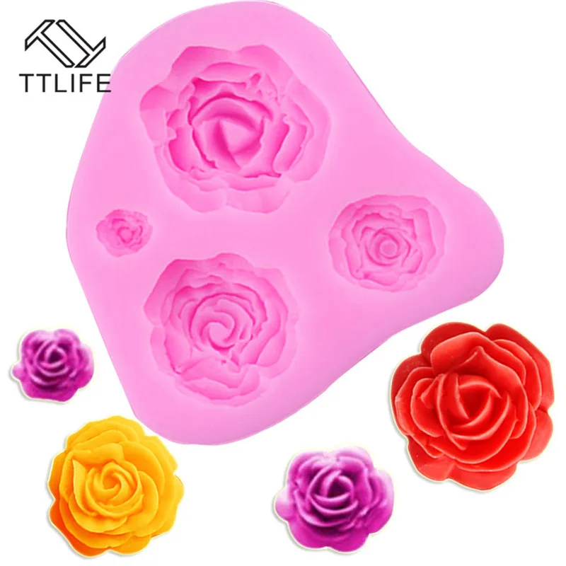 TTLIFE Rose Silicone mold fondant mold cake decorating tools chocolate gumpaste mold baking tools cookie stencil tools
TTLIFE Rose Silicone mold fondant mold cake decorating tools chocolate gumpaste mold baking tools cookie stencil tools