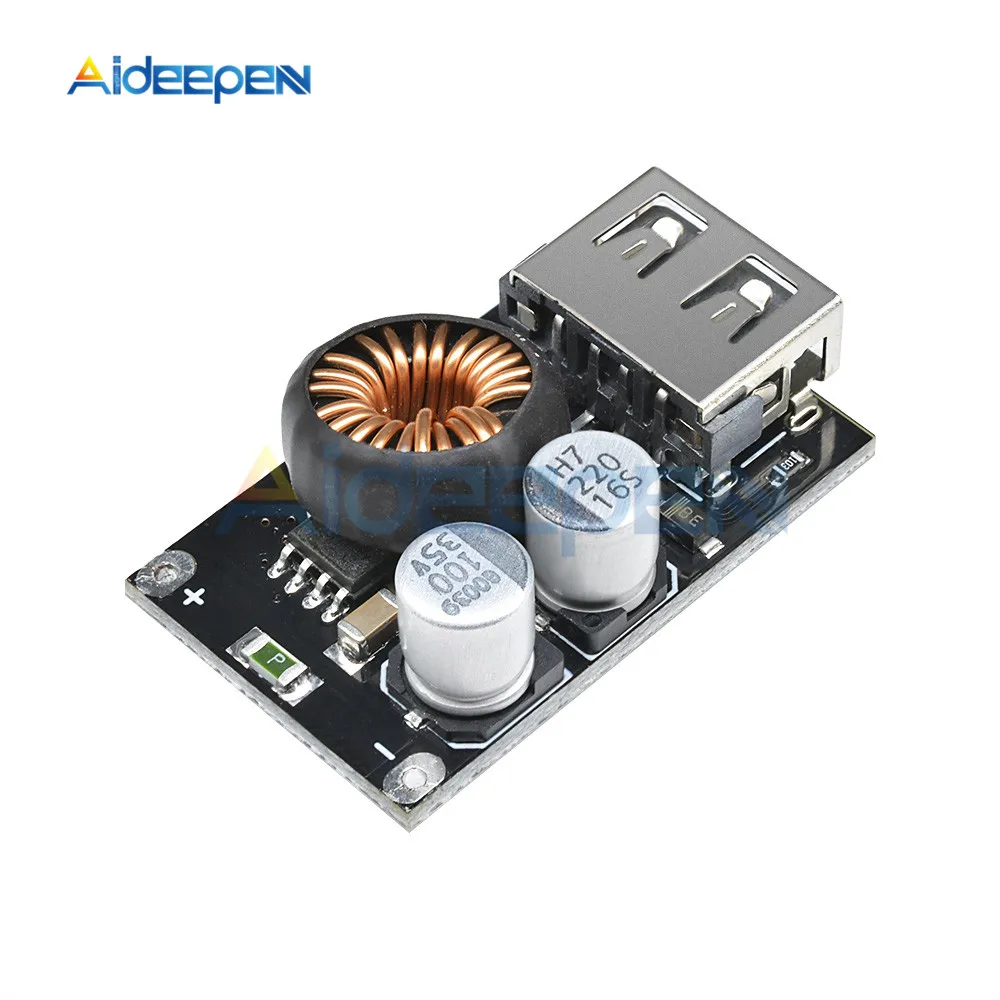 QC2.0 QC3.0 DC-DC Step Down Buck Converter 10V-32V To 3.8V-12V Fast Quick Charger USB Module Board High Efficiency Mobile Phone
QC2.0 QC3.0 DC-DC Step Down Buck Converter 10V-32V To 3.8V-12V Fast Quick Charger USB Module Board High Efficiency Mobile Phone