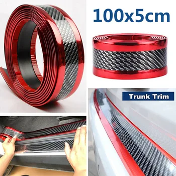 1 Roll Of Anti-collision Strip 5CM*1M Freely Cut Carbon Fiber Red Car Door Sill Scuff Plate Strips Fit For Most Cars Trucks
1 Roll Of Anti-collision Strip 5CM*1M Freely Cut Carbon Fiber Red Car Door Sill Scuff Plate Strips Fit For Most Cars Trucks