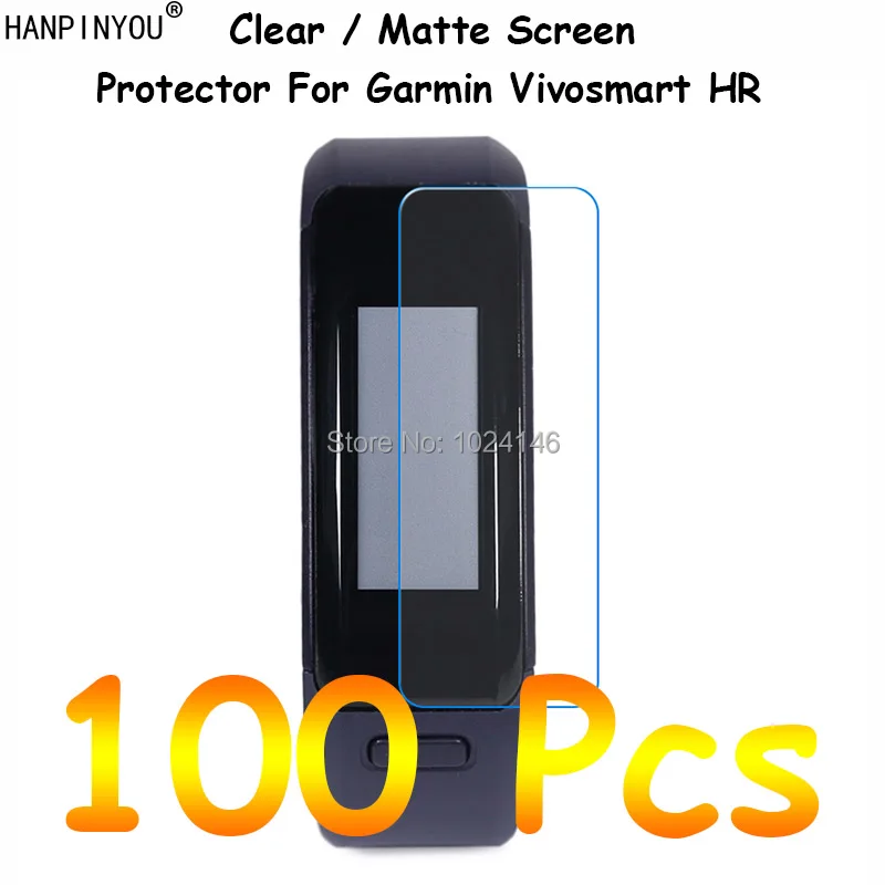 100 Pcs For Garmin Vivosmart HR Smartwatch HD Clear/ Anti-Glare Matte Screen Protector Protective Film Guard With Cleaning Cloth
100 Pcs For Garmin Vivosmart HR Smartwatch HD Clear/ Anti-Glare Matte Screen Protector Protective Film Guard With Cleaning Cloth