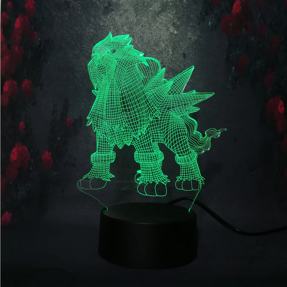Super Cute Pokemon Entei Model Night Light Child Festival Gift 3D LED Kawaii Lava Decor Lamp Multicolor Change Desk Lamp Kid TOY
Super Cute Pokemon Entei Model Night Light Child Festival Gift 3D LED Kawaii Lava Decor Lamp Multicolor Change Desk Lamp Kid TOY