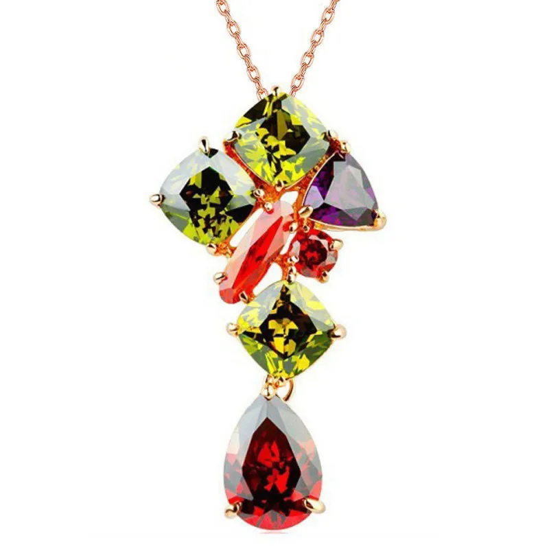 European and American Fashion Mona Lisa Zircon Necklace Women's Clavicle Crystal from Swarovskis hanging Woman jewelry
European and American Fashion Mona Lisa Zircon Necklace Women's Clavicle Crystal from Swarovskis hanging Woman jewelry