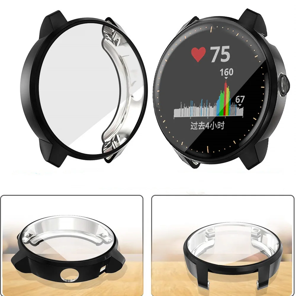 Black/Clear Watch Case for Garmin Vivoactive3 Music TPU Full Screen Protector Durable Cover Waterproof Bumper Shell Accessories
Black/Clear Watch Case for Garmin Vivoactive3 Music TPU Full Screen Protector Durable Cover Waterproof Bumper Shell Accessories