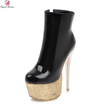 Original Intention Super Stylish Women Ankle Boots Round Toe Thin High Heels Boots Black White Red Shoes Woman Plus US Size 3-16
Original Intention Super Stylish Women Ankle Boots Round Toe Thin High Heels Boots Black White Red Shoes Woman Plus US Size 3-16