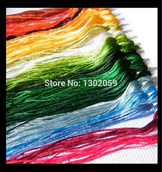 Factory Sale Total 50 pieces Cross Stitch Silk Floss Thread--You Can Choose Any Colors And Quantity From 447 Color 
Factory Sale Total 50 pieces Cross Stitch Silk Floss Thread--You Can Choose Any Colors And Quantity From 447 Color