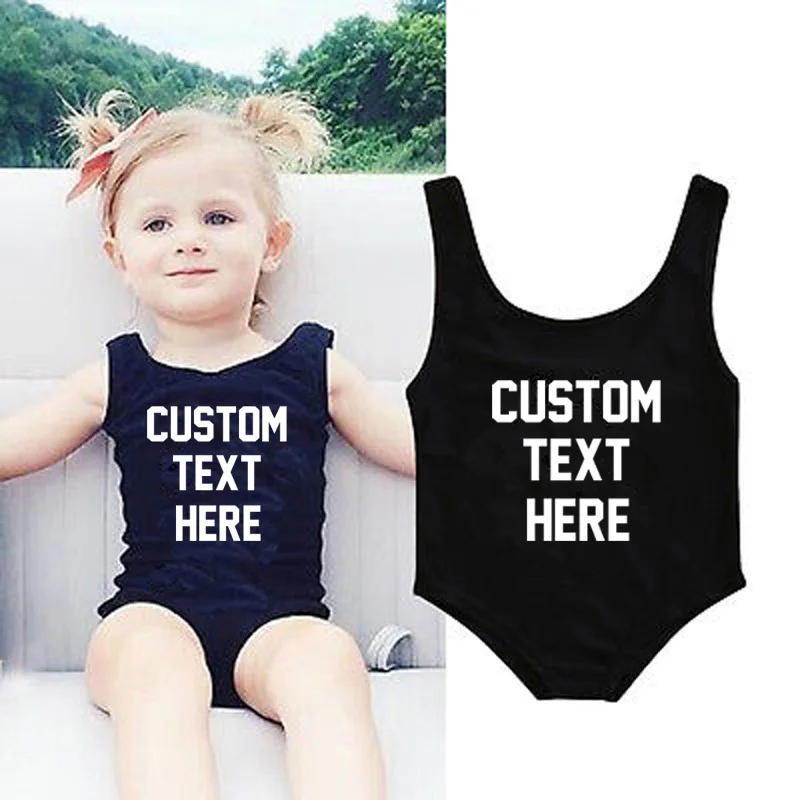 Custom Text Kids One Pirece Swimsuit Cute Swimwear Children Bathing Suit maio Beach Wear Baby Bodysuit monokini badpak Plus Size
Custom Text Kids One Pirece Swimsuit Cute Swimwear Children Bathing Suit maio Beach Wear Baby Bodysuit monokini badpak Plus Size