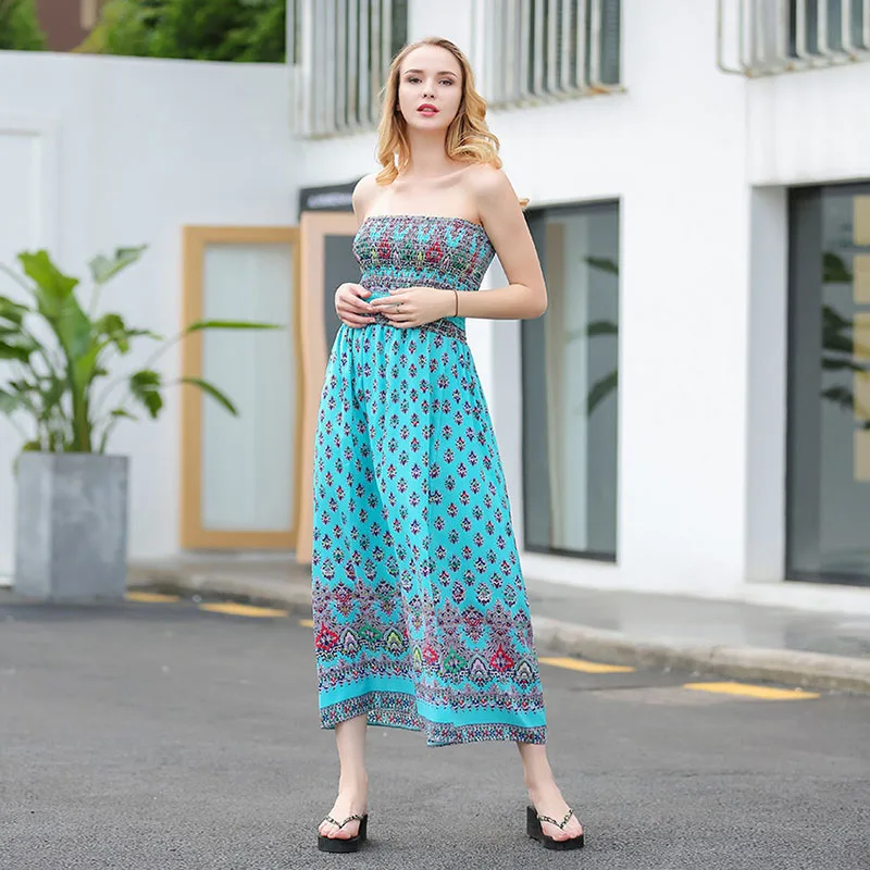 Ccibuy Floral Print Dress for Women Boho Long Dress Strapless Sleeveless Sexy Beach Maxi Dress Sundress Vestidos Female
Ccibuy Floral Print Dress for Women Boho Long Dress Strapless Sleeveless Sexy Beach Maxi Dress Sundress Vestidos Female
