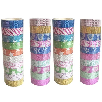 1pcs Washi Tape Set Glitter Color Japanese Stationery Scrapbooking Decorative Tapes Adhesive Tape Kawai Adesiva Decorativa
1pcs Washi Tape Set Glitter Color Japanese Stationery Scrapbooking Decorative Tapes Adhesive Tape Kawai Adesiva Decorativa