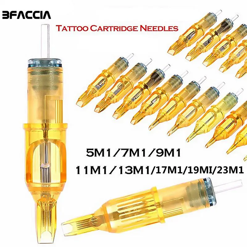 Bfaccia 20pcs Sterilized Disposable Tattoo Cartridge Needle Tools 5M1/7M1/9M1/11M1/13M1/17M1/19M1/23M1 Accessory
Bfaccia 20pcs Sterilized Disposable Tattoo Cartridge Needle Tools 5M1/7M1/9M1/11M1/13M1/17M1/19M1/23M1 Accessory