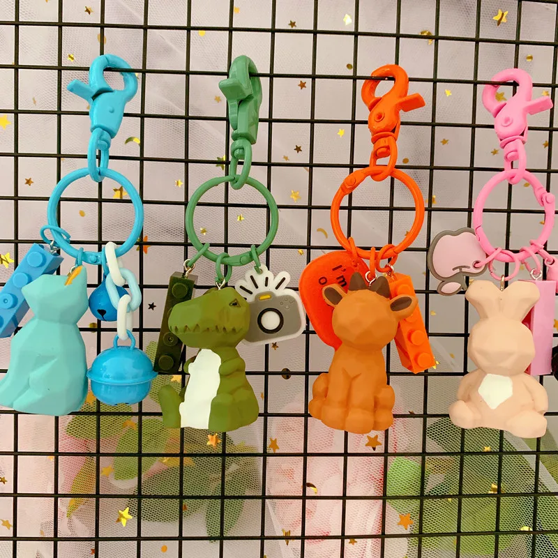 2019 Cute Cartoon Key Ring Geometric Animal Dinosaur Rabbit Elk Cat Key Chain Silicone Hanging Rope Keychains
2019 Cute Cartoon Key Ring Geometric Animal Dinosaur Rabbit Elk Cat Key Chain Silicone Hanging Rope Keychains