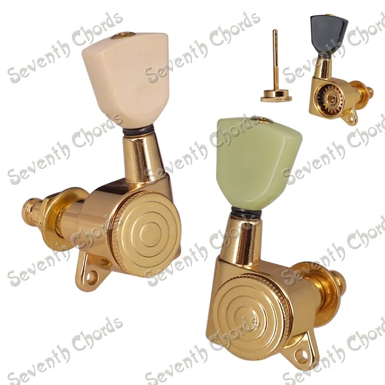 A Set 6 Pcs Jade Green Retro Trapezoid Button Locked String Tuning Pegs key Tuner Machine Head For Guitar Lock Schaller Style
A Set 6 Pcs Jade Green Retro Trapezoid Button Locked String Tuning Pegs key Tuner Machine Head For Guitar Lock Schaller Style