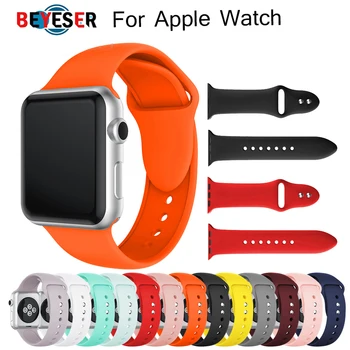 Silicone Replacement Sport Band For Apple Watch Series 1/2/3/4/5 42mm 38mm 40mm 44mm Wrist Bracelet S L Size Strap Watch Band
Silicone Replacement Sport Band For Apple Watch Series 1/2/3/4/5 42mm 38mm 40mm 44mm Wrist Bracelet S L Size Strap Watch Band