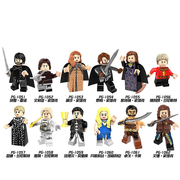 12pcs/1lot Game Of Thrones Daenerys Starks Family Kids Building Blocks Toys #093 Children DIY Blocks Compatible With Legoingly
12pcs/1lot Game Of Thrones Daenerys Starks Family Kids Building Blocks Toys #093 Children DIY Blocks Compatible With Legoingly