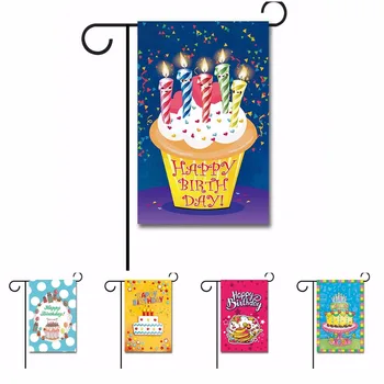 Happy Birthday Cake Garden Flags Candle And Ribbons Decorations House Flag Indoor And Outdoor Banners, Not Including Pole
Happy Birthday Cake Garden Flags Candle And Ribbons Decorations House Flag Indoor And Outdoor Banners, Not Including Pole