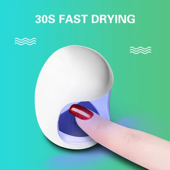 High Quality 3W UV Light LED Nail Dryer Nail Gel Curing Machine 30s Fast Drying USB Charge
High Quality 3W UV Light LED Nail Dryer Nail Gel Curing Machine 30s Fast Drying USB Charge