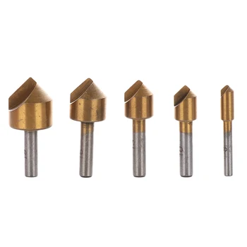 5pcs Metric Countersink Drill Bit 90 Degree Single Flute Edge Chamfer 6mm-19mm High Carbon Steel Woodworking Tool
5pcs Metric Countersink Drill Bit 90 Degree Single Flute Edge Chamfer 6mm-19mm High Carbon Steel Woodworking Tool