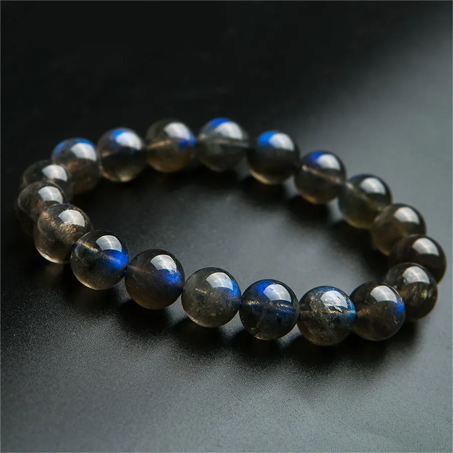 11mm Moonstone Natural Labradorite Bracelet Gemstone For Women Men Strong Blue Lights Crystal Round Bead Bracelets AAAAA
11mm Moonstone Natural Labradorite Bracelet Gemstone For Women Men Strong Blue Lights Crystal Round Bead Bracelets AAAAA
