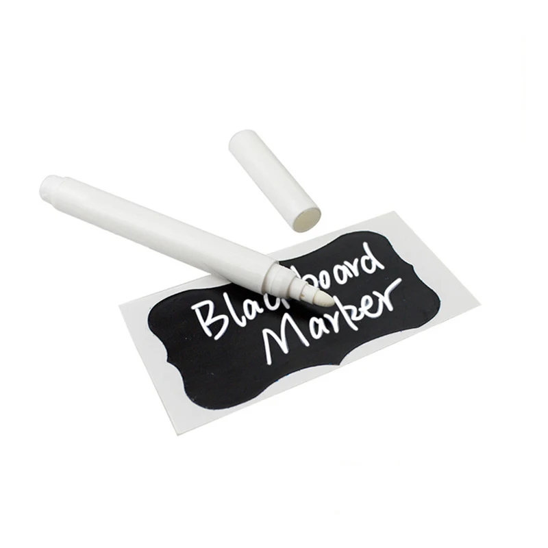 4pcs Teacher White Liquid Chalk Pens for Wall Sticker Kid Room Blackboard Kitchen Jar Convenient Removable Chalkboard Marker New
4pcs Teacher White Liquid Chalk Pens for Wall Sticker Kid Room Blackboard Kitchen Jar Convenient Removable Chalkboard Marker New