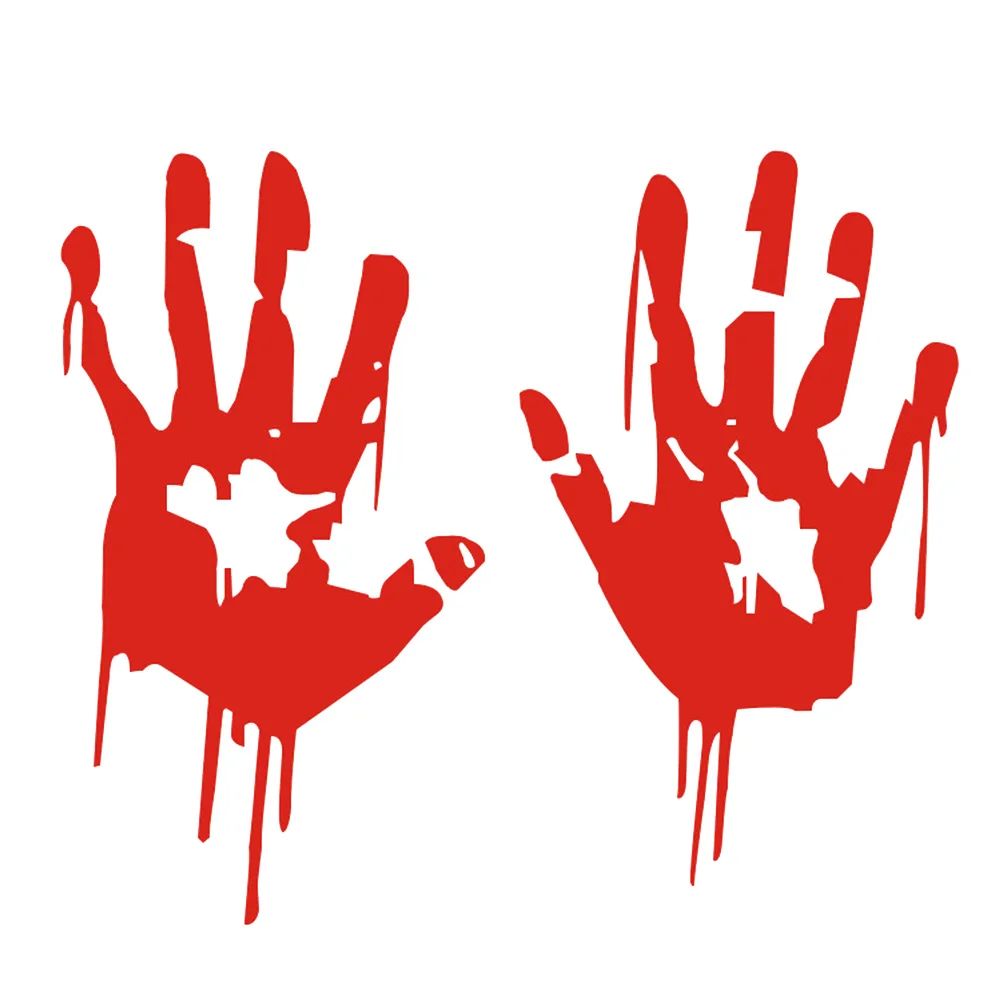 2pcs Horrible Blood Hand Car Stickers Self-Adhesive Waterproof Reflective Bloody Handprint Sticker Decals Decoration Car-Styling
2pcs Horrible Blood Hand Car Stickers Self-Adhesive Waterproof Reflective Bloody Handprint Sticker Decals Decoration Car-Styling