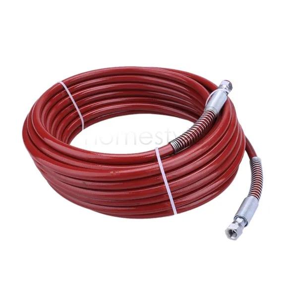 Glossy Surface Airless Paint Spray Hose High Pressure Hose For Airless Paint Sprayer Machine 15m 24
Glossy Surface Airless Paint Spray Hose High Pressure Hose For Airless Paint Sprayer Machine 15m 24