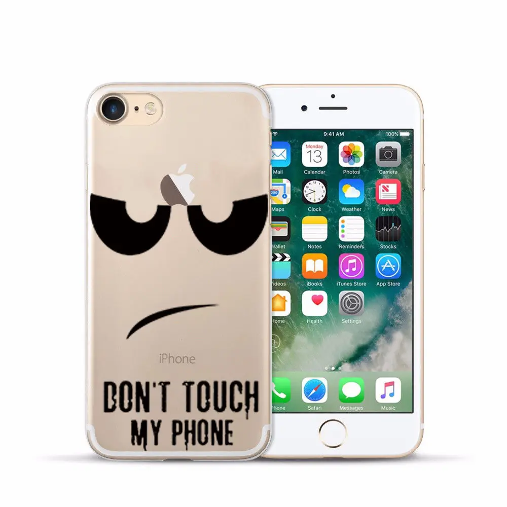 Arvin Case FOR Iphone 6s Soft Clear Protective TPU Back Cover FOR 5 5S 6 sPlus X XS Max XR Painting Silicon Cover FOR Iphone 7 (15)