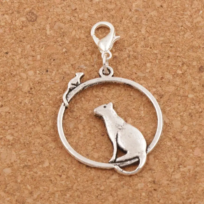 14pcs Tibetan Silver Mouse Cat On One Ring Clasp European Lobster Trigger Clip On Charm Beads C032
14pcs Tibetan Silver Mouse Cat On One Ring Clasp European Lobster Trigger Clip On Charm Beads C032