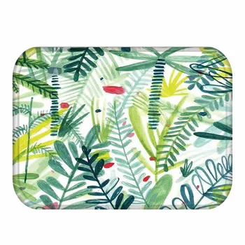 Tropical Green Leaves Hallway Bedside Mat Carpets Rugs Soft Flannel Anti-slip Entrance Indoor Doormat Bath Kitchen Floor Mats
Tropical Green Leaves Hallway Bedside Mat Carpets Rugs Soft Flannel Anti-slip Entrance Indoor Doormat Bath Kitchen Floor Mats