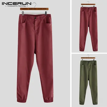 INCERUN Fashion Literary 2019 Men Solid Color Trousers Retro Casual Loose Street Clothing Zipper Wide Beam foot Simple Trousers
INCERUN Fashion Literary 2019 Men Solid Color Trousers Retro Casual Loose Street Clothing Zipper Wide Beam foot Simple Trousers