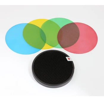 Godox AD-S11 4 Photography Color Filter Gel Pack with Honeycomb Grid Cover Reflector Kit for Witstro Flash AD200 AD180 AD360 II
Godox AD-S11 4 Photography Color Filter Gel Pack with Honeycomb Grid Cover Reflector Kit for Witstro Flash AD200 AD180 AD360 II
