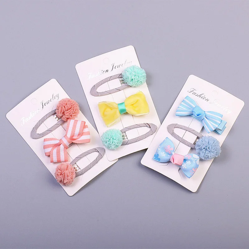 3 Pcs/set Cute Children Hair Clip Headwear Lovely Bow With Pompom Lace Balls Hair Pins For Babies Hairsresser Girls Hairpins
3 Pcs/set Cute Children Hair Clip Headwear Lovely Bow With Pompom Lace Balls Hair Pins For Babies Hairsresser Girls Hairpins
