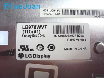 Free post 7inch LCD screen LB070WV7-TD02 LB070WV7 TD02 Display with touch digitizer screen for Car Navigation TFT LCD Monitor
Free post 7inch LCD screen LB070WV7-TD02 LB070WV7 TD02 Display with touch digitizer screen for Car Navigation TFT LCD Monitor