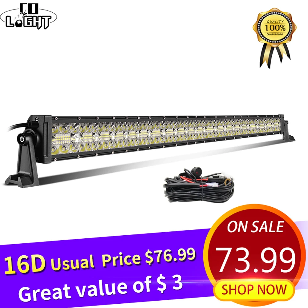 CO LIGHT 16D Led Light Bar Car 42inch 780W LED Work Lights 12V 24V 3 Row Combo for Boat SUV ATV Trucks Offroad Driving Led Bar
CO LIGHT 16D Led Light Bar Car 42inch 780W LED Work Lights 12V 24V 3 Row Combo for Boat SUV ATV Trucks Offroad Driving Led Bar