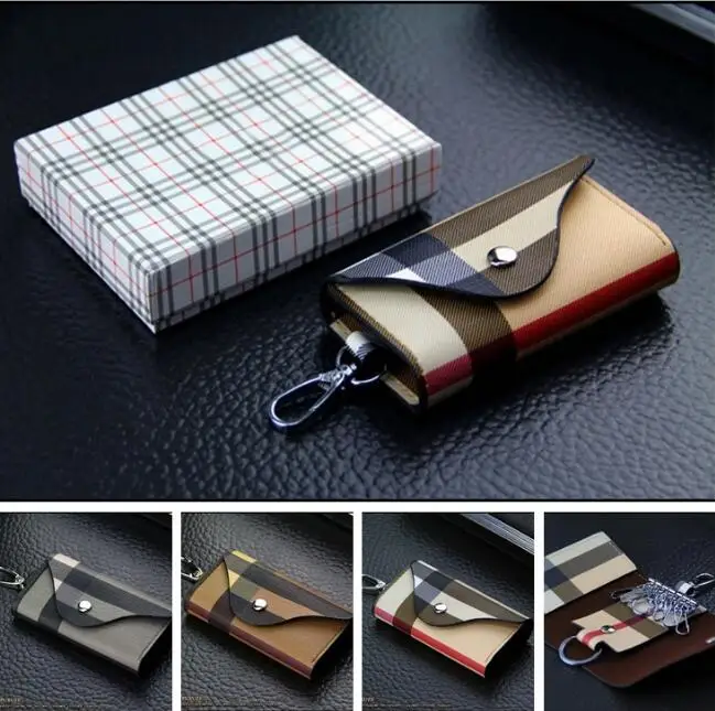 Free Shipping New Luxury Key Pack Plaid Genuine Leather Key Wallets Key Organizer Bag Car Lattice Housekeeper Holders
Free Shipping New Luxury Key Pack Plaid Genuine Leather Key Wallets Key Organizer Bag Car Lattice Housekeeper Holders