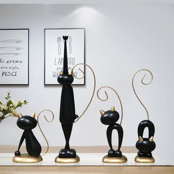 Home decoration charming cat crafts ornaments modern minimalist TV cabinet wine cabinet decorations furnishings creative gifts
Home decoration charming cat crafts ornaments modern minimalist TV cabinet wine cabinet decorations furnishings creative gifts