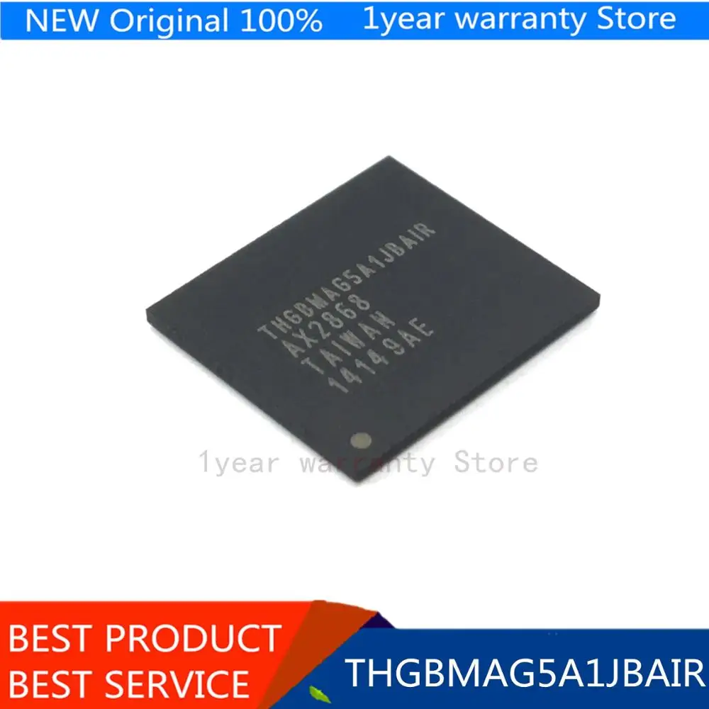 (1PCS) (2PCS) (5PCS) (10PCS) 100% New original THGBMAG5A1JBAIR BGA Memory chip 4G
(1PCS) (2PCS) (5PCS) (10PCS) 100% New original THGBMAG5A1JBAIR BGA Memory chip 4G