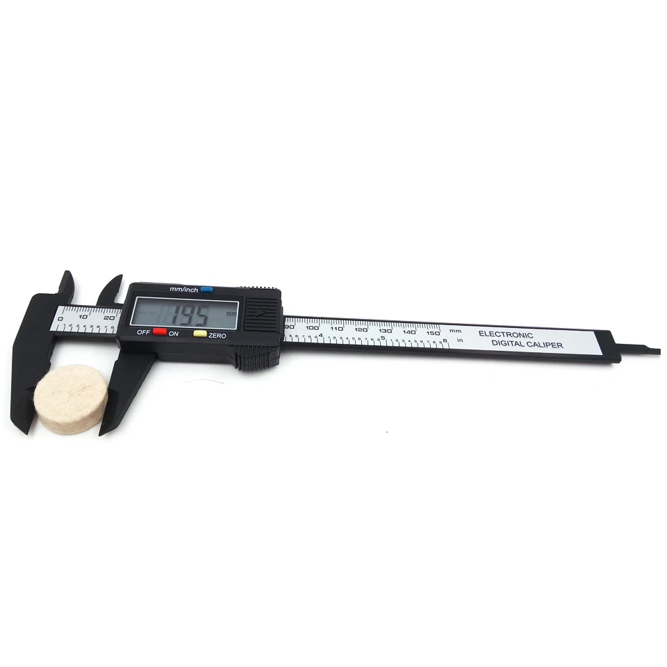 0-150mm Plastic Digital Vernier Caliper Calibre Digital Thickness Gauge Accuracy 0.1mm Measuring & Gauging Tools
0-150mm Plastic Digital Vernier Caliper Calibre Digital Thickness Gauge Accuracy 0.1mm Measuring & Gauging Tools